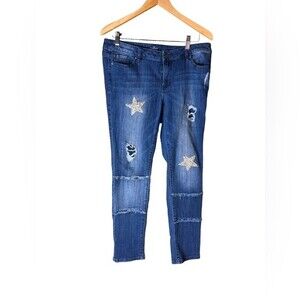 SoHo Rip & Repair Boyfriend Jeans Sizd 8